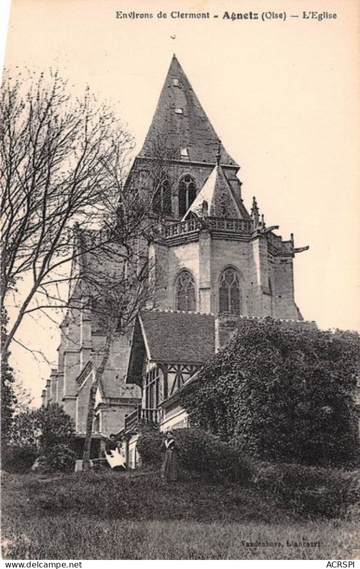 Environs De CLERMONT AGNETZ L Eglise 9(scan Recto-verso) MA1113 - Clermont