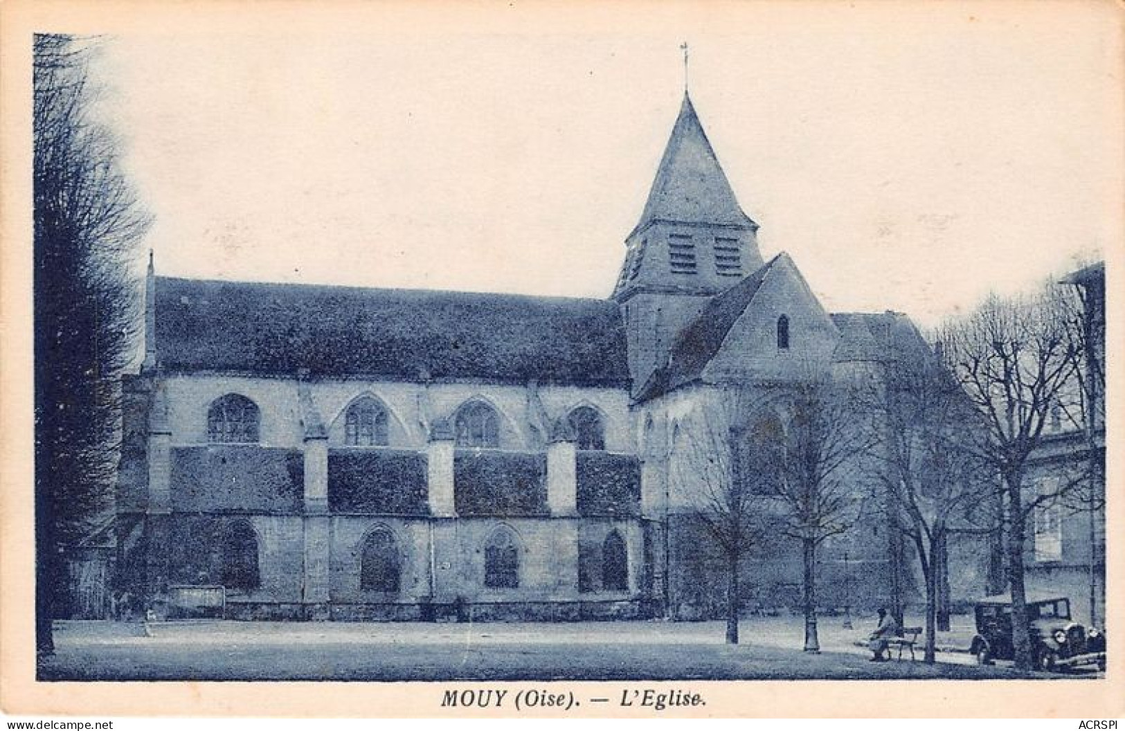 MOUY L Eglise 17(scan Recto-verso) MA1113 - Mouy