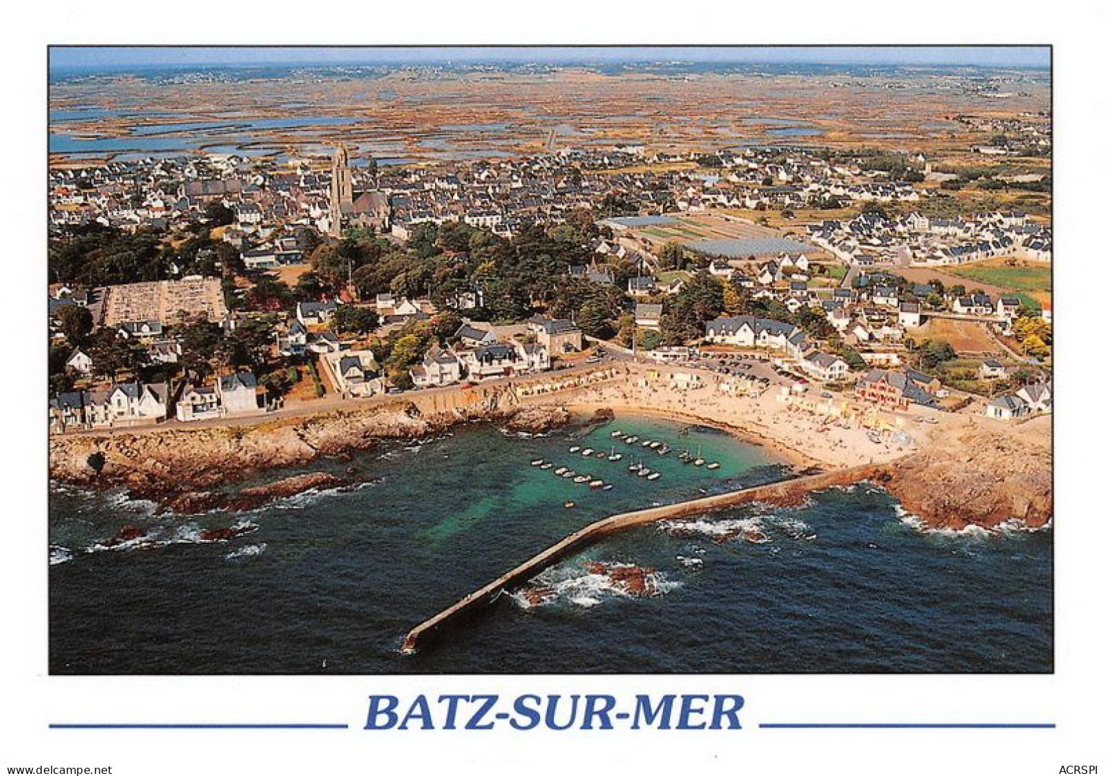 BATZ SUR MER Station Balneaire De La Presqu Ile Guerandaise La Plage St Michel Le Bourg 21(scan Recto-verso) MA1106 - Batz-sur-Mer (Bourg De B.)