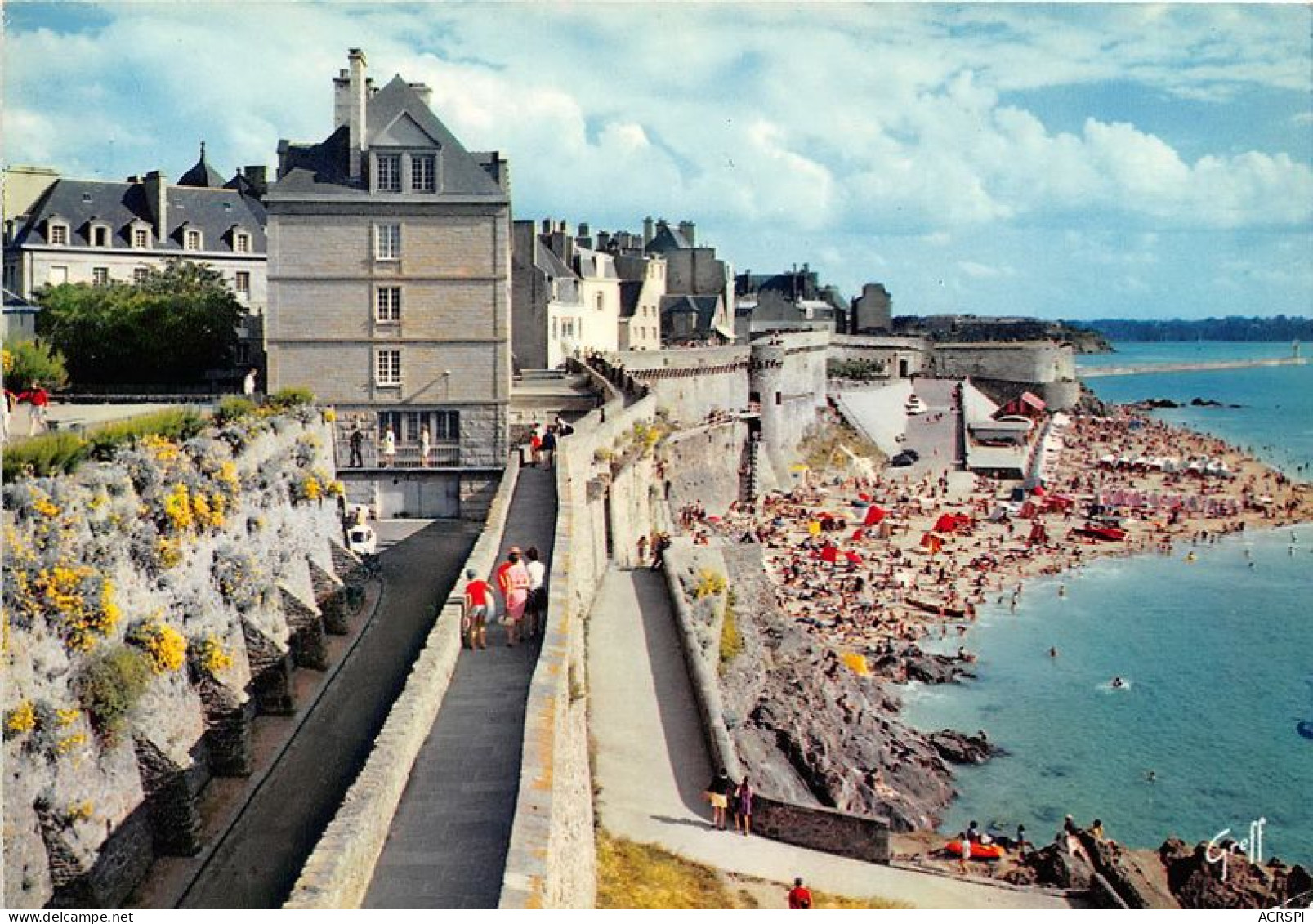 SAINT MALO Les Remparts Et La Plage 21(scan Recto-verso) MA1103 - Saint Malo