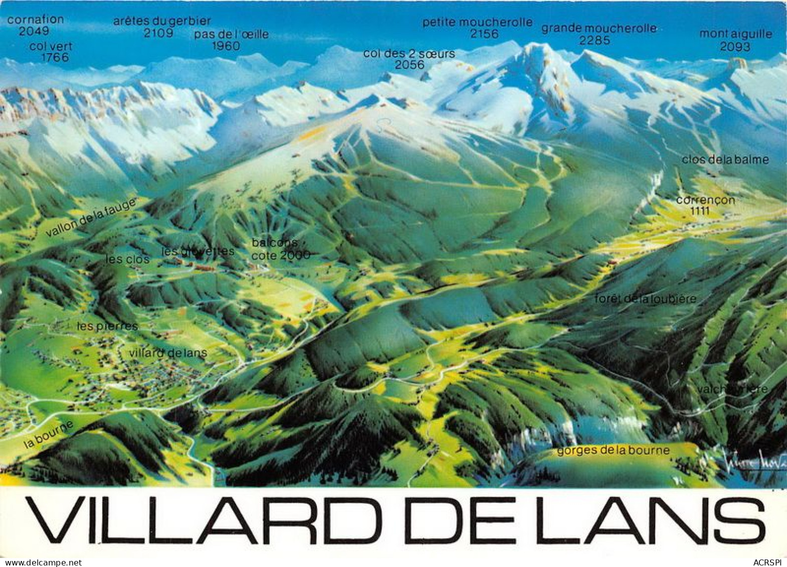 VILLARD DE LANS Altitude 1050m 6(scan Recto-verso) MA1102 - Villard-de-Lans