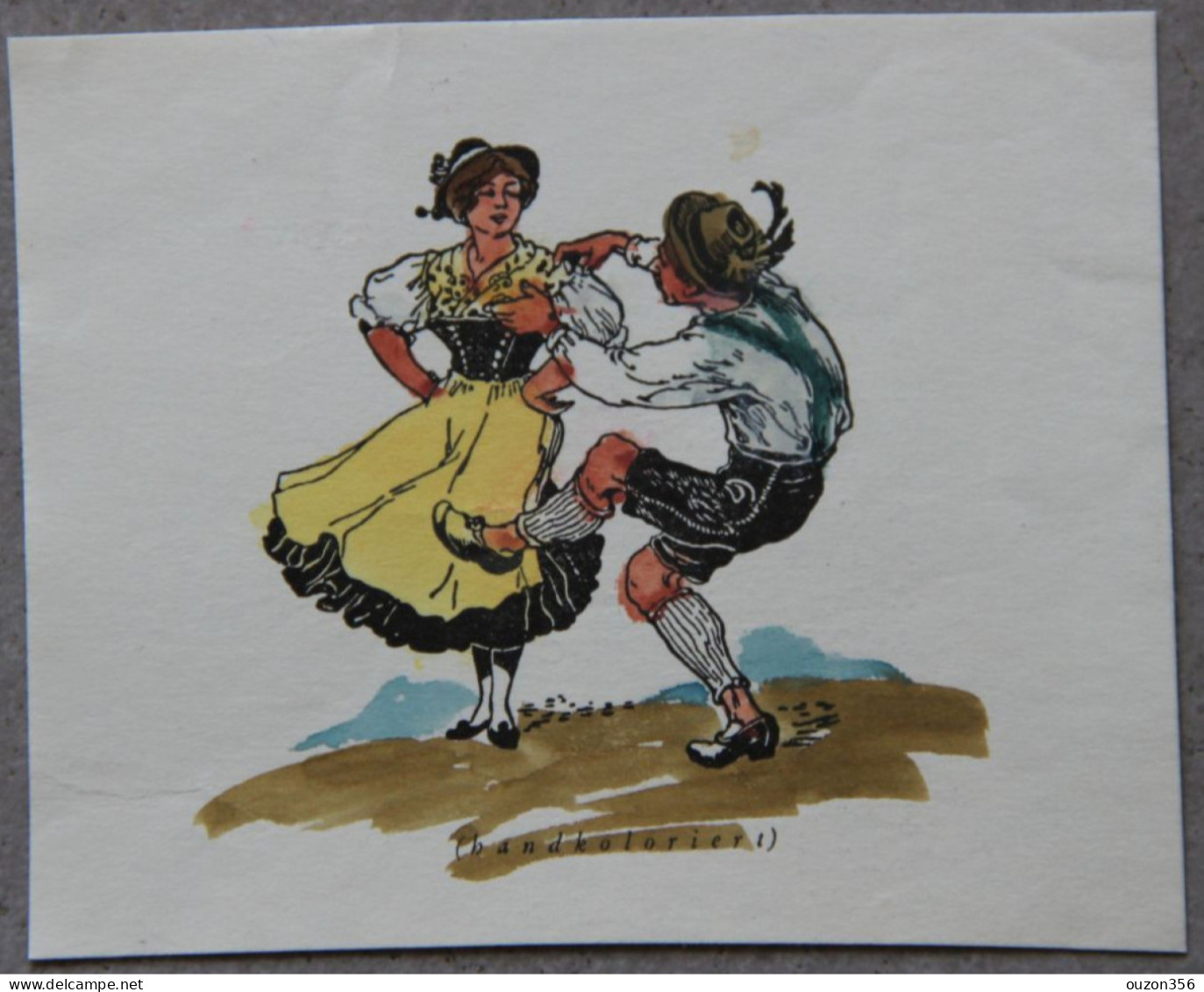 Danse Folklorique Alpes (image Découpée) - Other & Unclassified