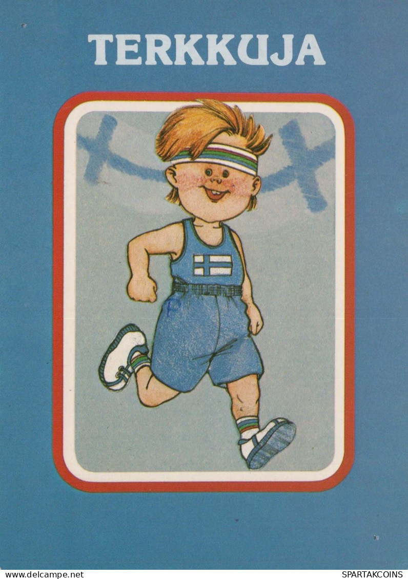 ENFANTS HUMOUR Vintage Carte Postale CPSM #PBV296.A - Humorous Cards