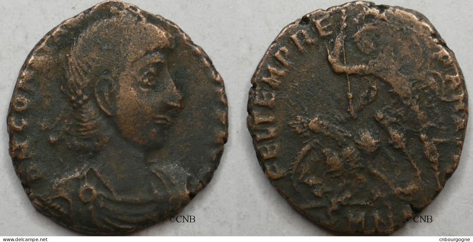 Empire Romain - Constance II - Maiorina AE3 - TB+ - Rom0365 - The Christian Empire (307 AD Tot 363 AD)