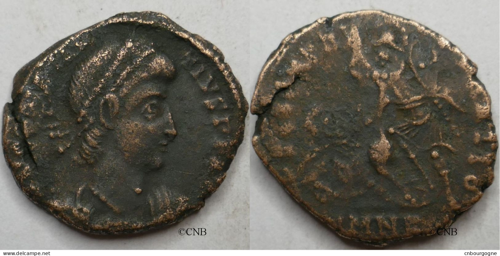 Empire Romain - Constance II - Maiorina AE3 - TB+ - Rom0366 - The Christian Empire (307 AD Tot 363 AD)