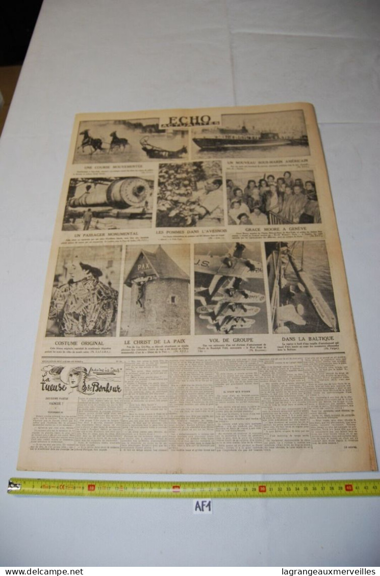 AF1 Ancien Journal - Grand Echo - 26 08 1939 - Andere & Zonder Classificatie