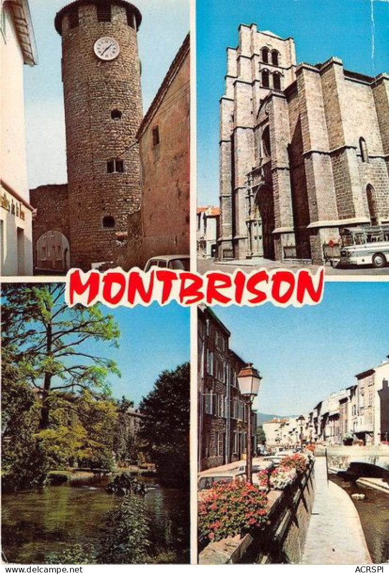 MONTBRISON Tour De Moingt Eglise Notre Dame Bassin D Allard Riviere Le Vizezy 31(scan Recto-verso) MA1139 - Montbrison