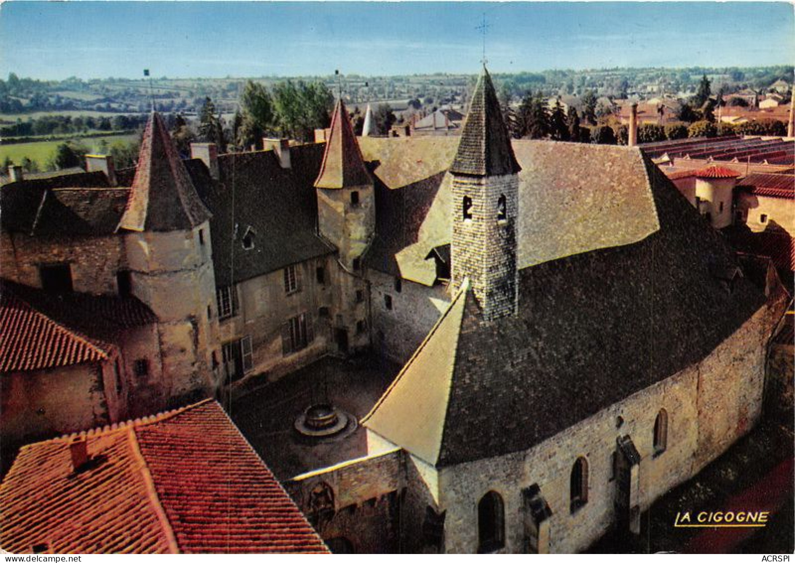 CHARLIEU Abbaye Benedictine Vue D Ensemble 26(scan Recto-verso) MA1139 - Charlieu