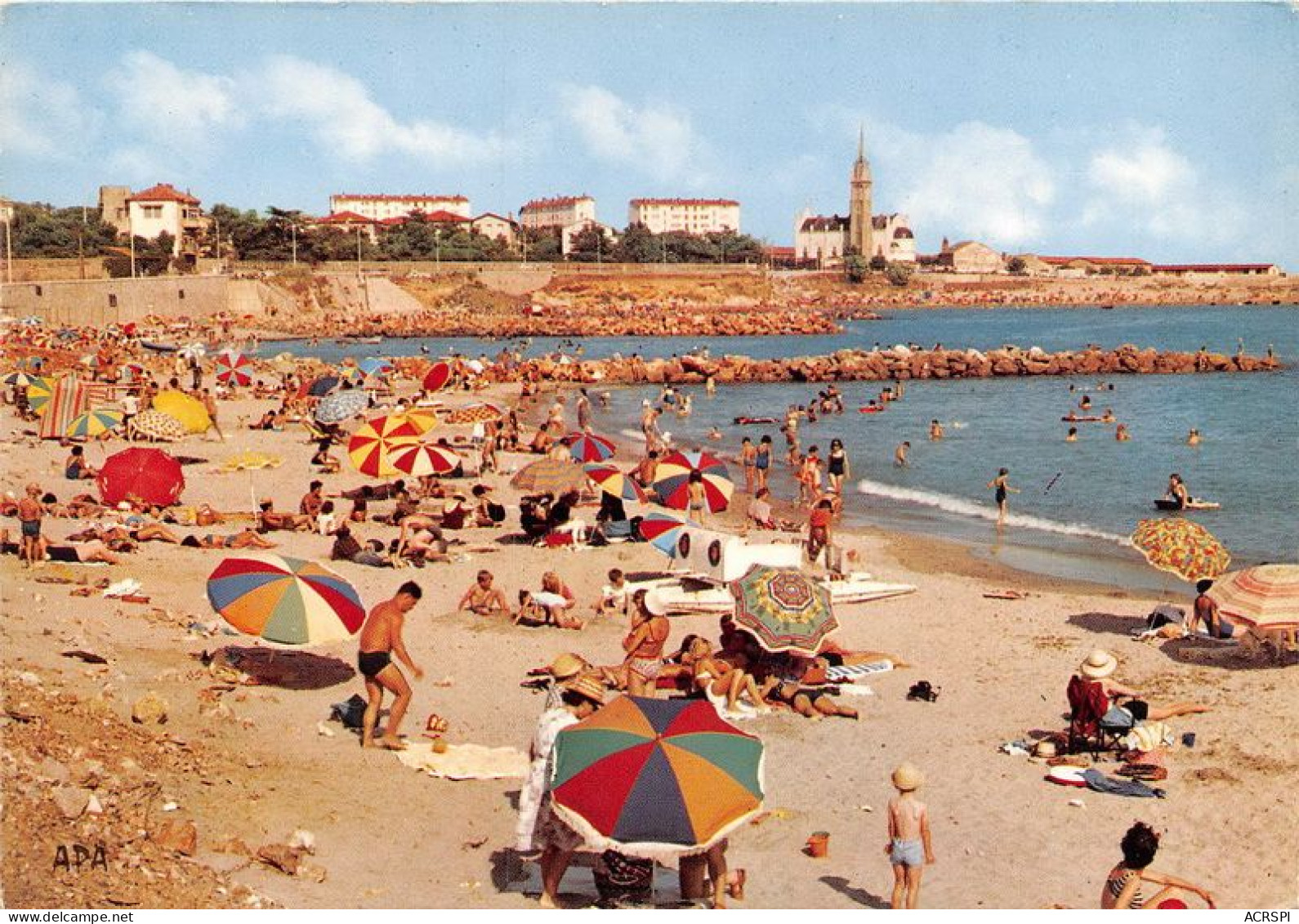 SETE La Corniche Et La Plage 9(scan Recto-verso) MA1137 - Sete (Cette)