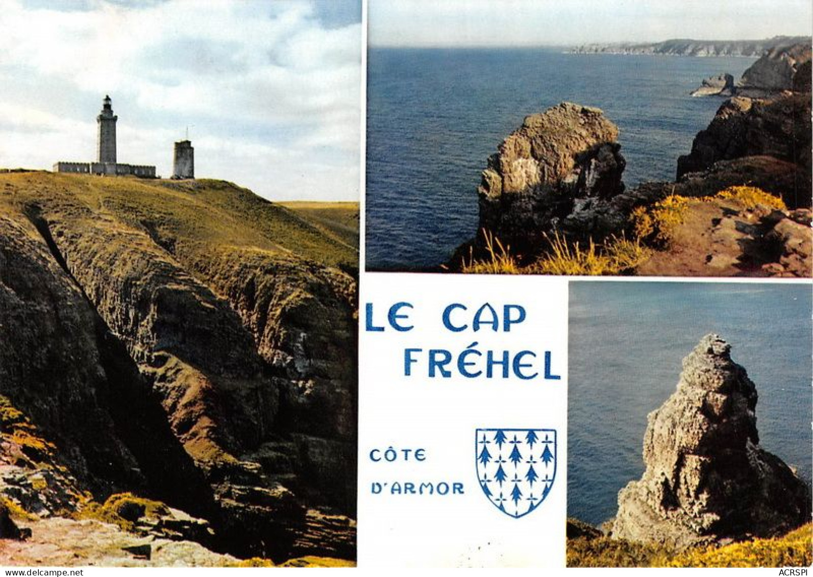 LE CAP FREHEL Sur Les Falaise Impressionnantes Se Dressent Un Phare Et Une Tour 12(scan Recto-verso) MA1134 - Cap Frehel
