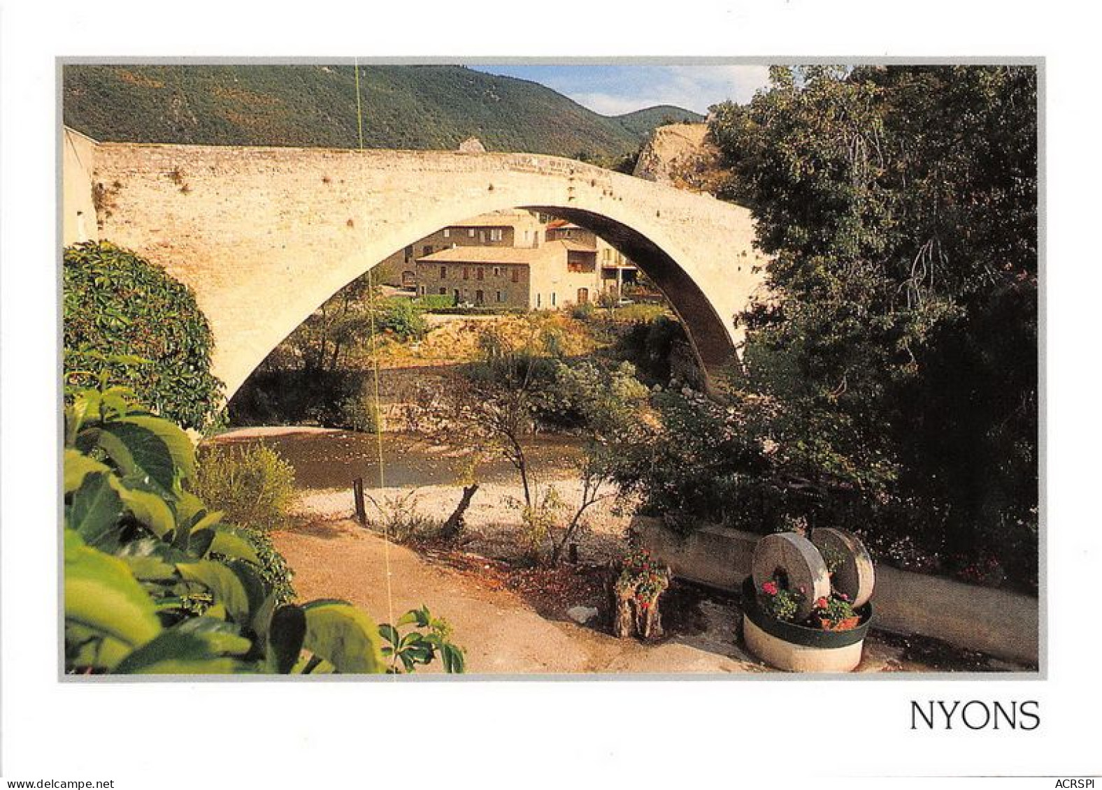 NYONS Le Vieux Pont Et Moulin A Huile 10(scan Recto-verso) MA1128 - Nyons