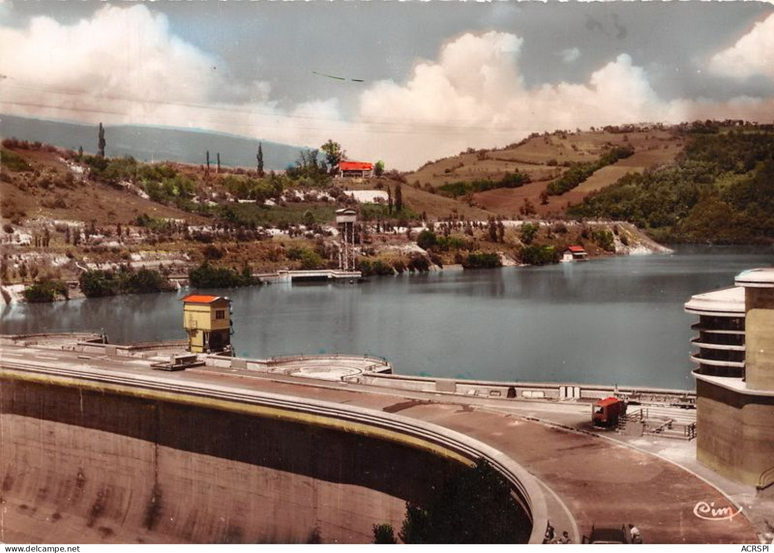 Barrage De GENISSIAT Route Et Vue D Ensemble Du Barrage 8(scan Recto-verso) MA1123 - Génissiat