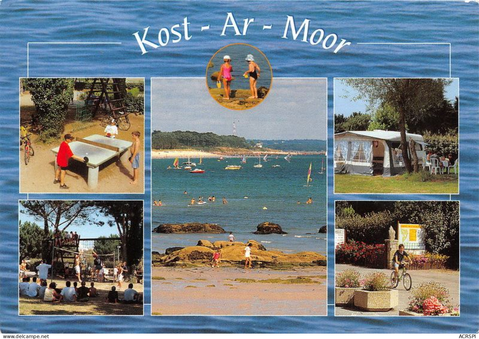 Le Camping De KOST AR MOOR FOUESNANT 11(scan Recto-verso) MA1122 - Fouesnant