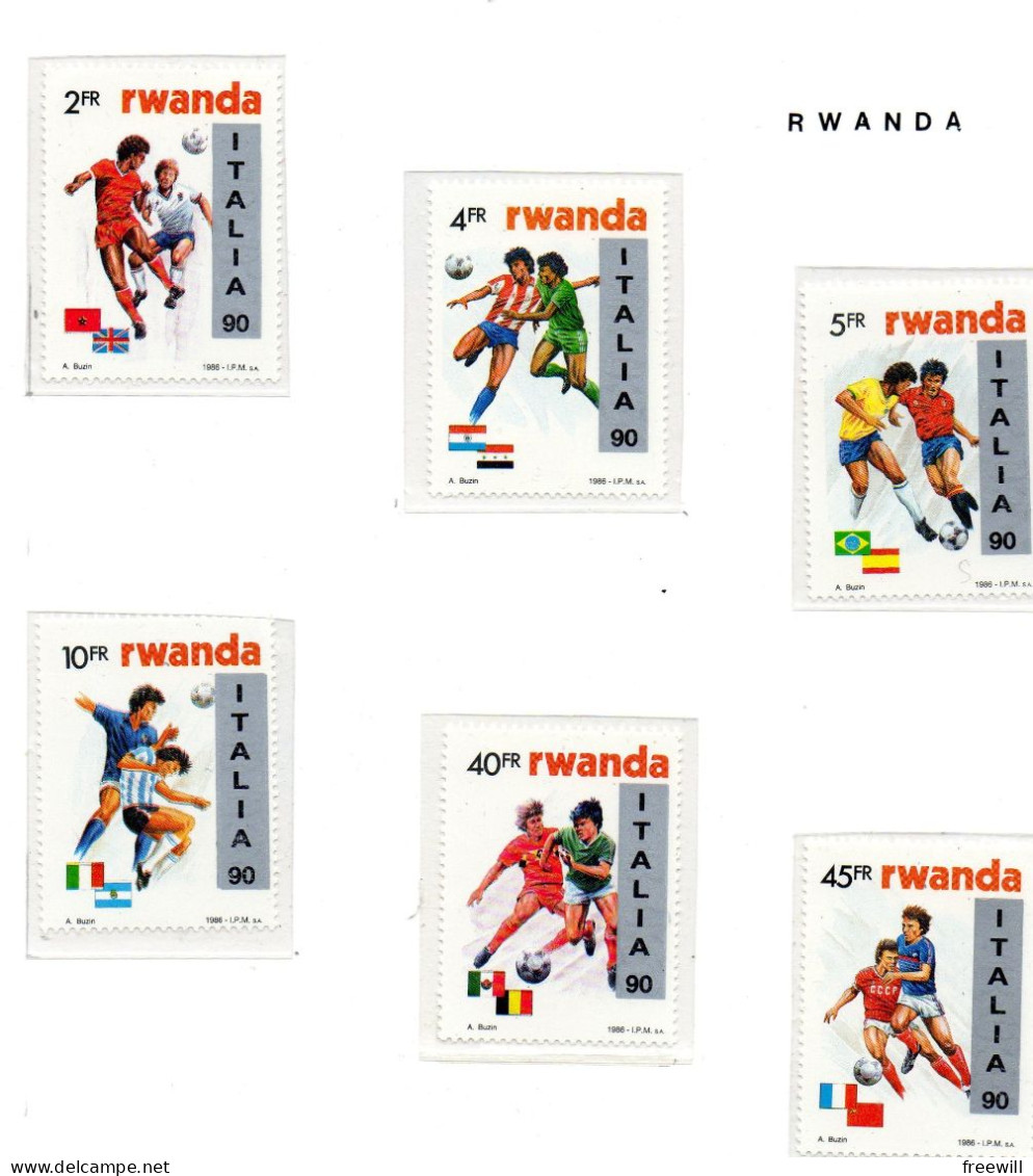 Rwanda Coupe Du Monde -World Cup 1990 XXX - Nuevos