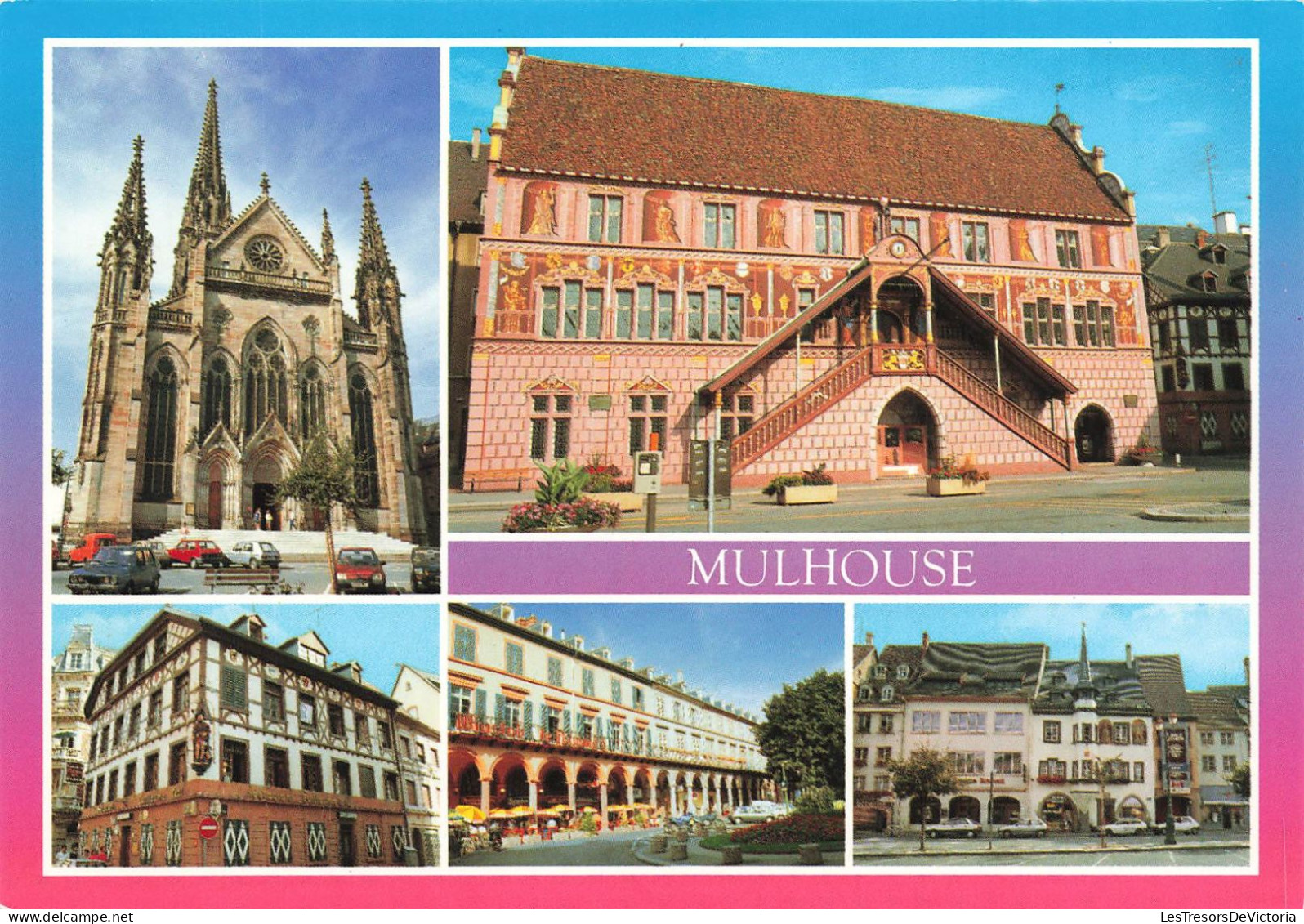 FRANCE - Mulhouse - Multivues - Bâtiments Traditionnels -  Vue Générale - Carte Postale - Mulhouse