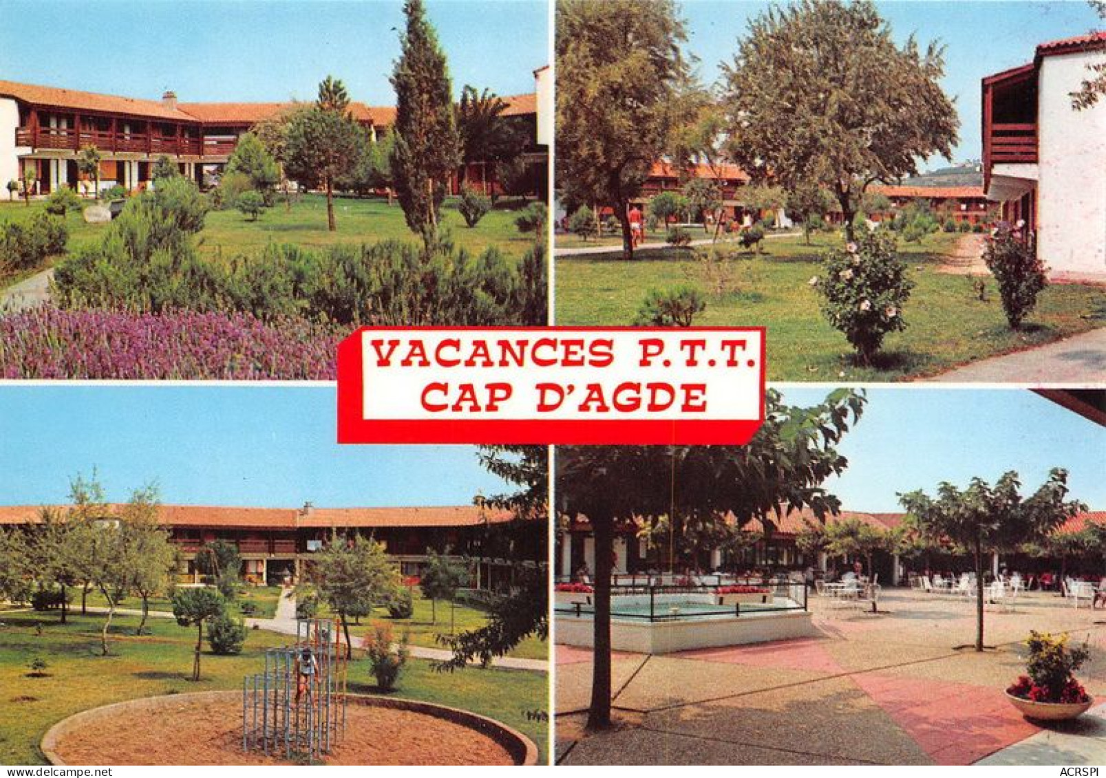 LE CAP D AGDE Le Village Vacances PTT 20(scan Recto-verso) MA1155 - Agde