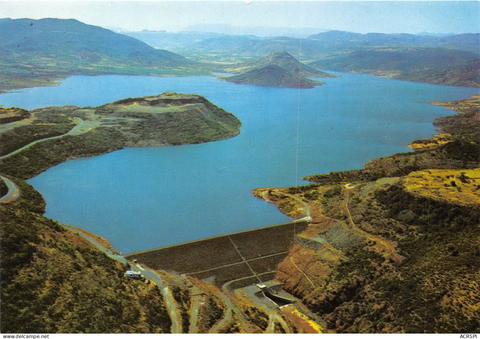 LE BARRAGE DE SALAGOU Entre Lodeve Et Clermont L Herault Vue Aerienne Sur Le Barrage 15(scan Recto-verso) MA1155 - Clermont L'Hérault