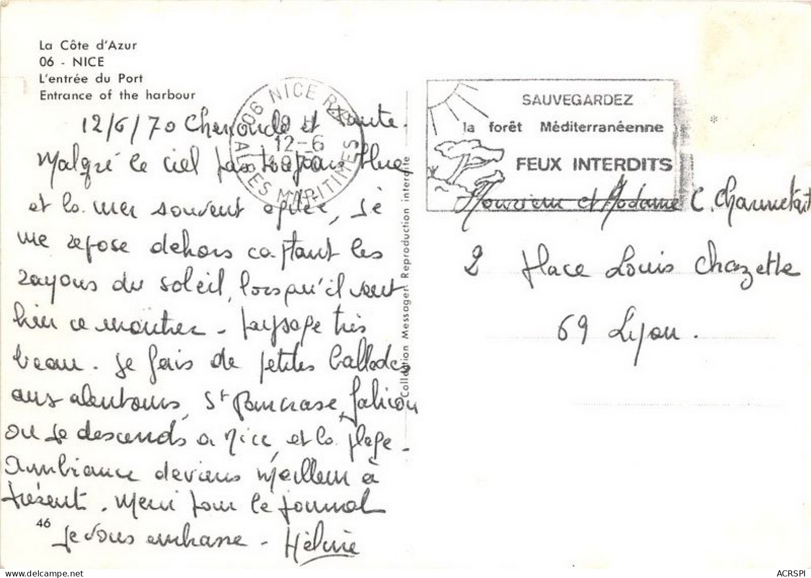 NICE L Entree Du Port 26(scan Recto-verso) MA1151 - Navigazione – Porto