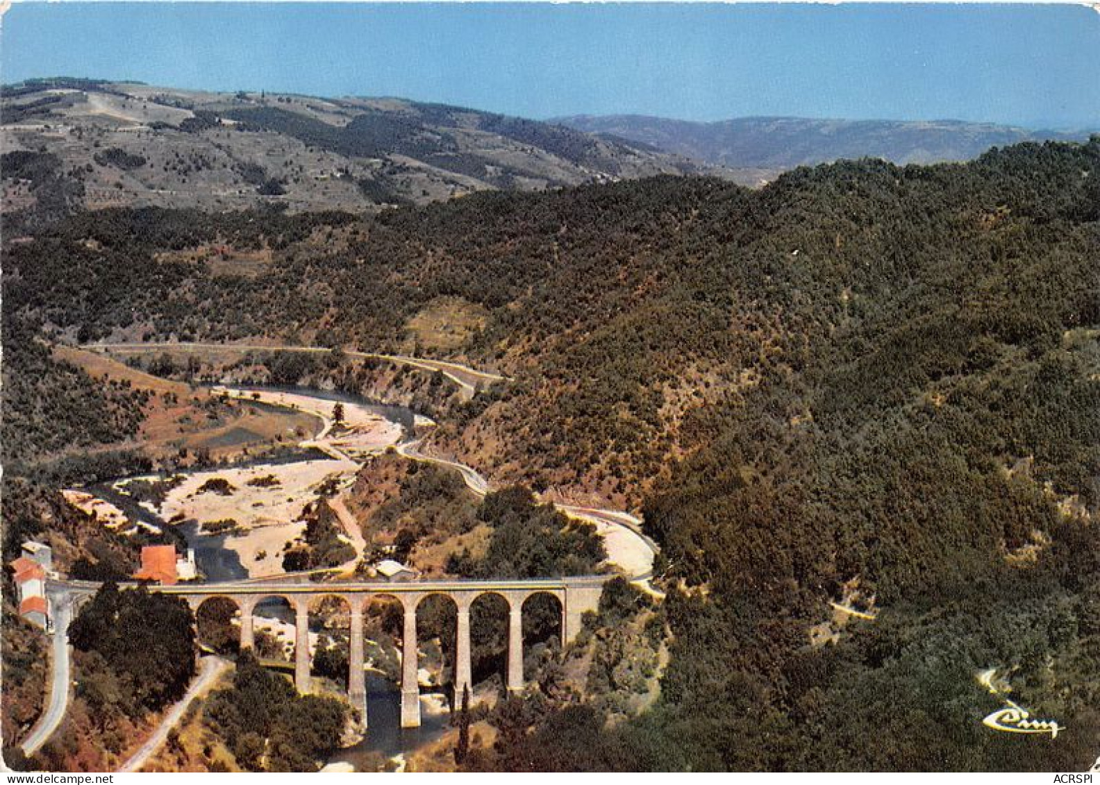 TOURNON Vue Aerienne Le Pont Et La Vallee Du Doux 11(scan Recto-verso) MA1145 - Tournon