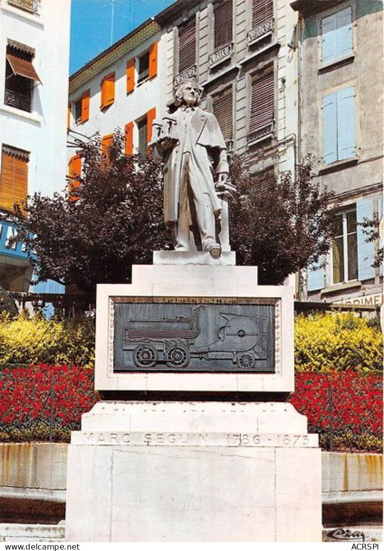 ANNONAY Statue De Marc Seguin Place De La Liberte 28(scan Recto-verso) MA1145 - Annonay