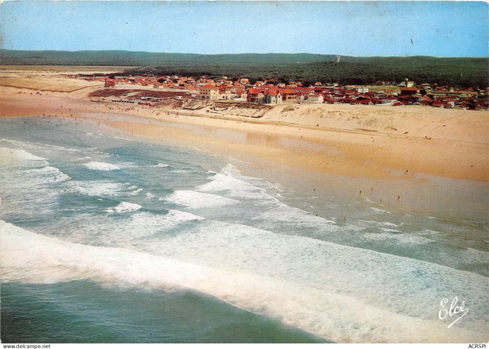 BISCAROSSE La Grande Plage 11(scan Recto-verso) MA1143 - Biscarrosse