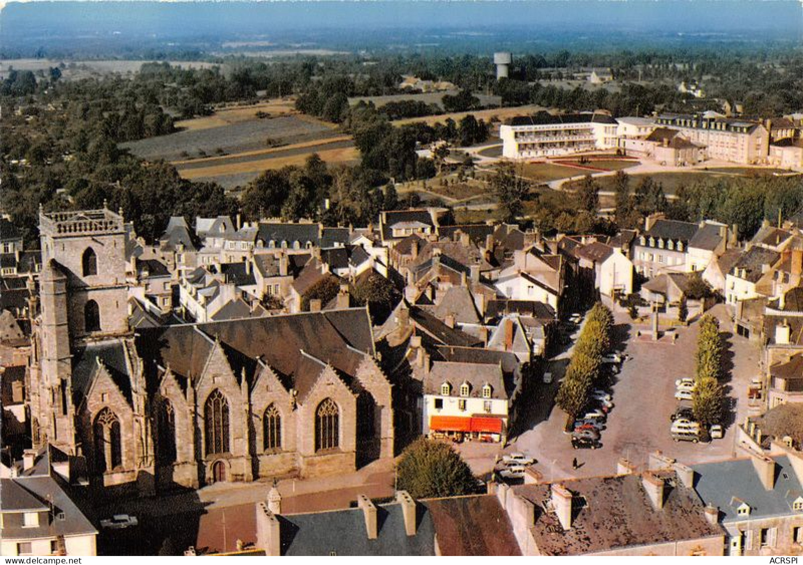 PLOERMEL Vue Aerienne 3(scan Recto-verso) MA1142 - Ploërmel