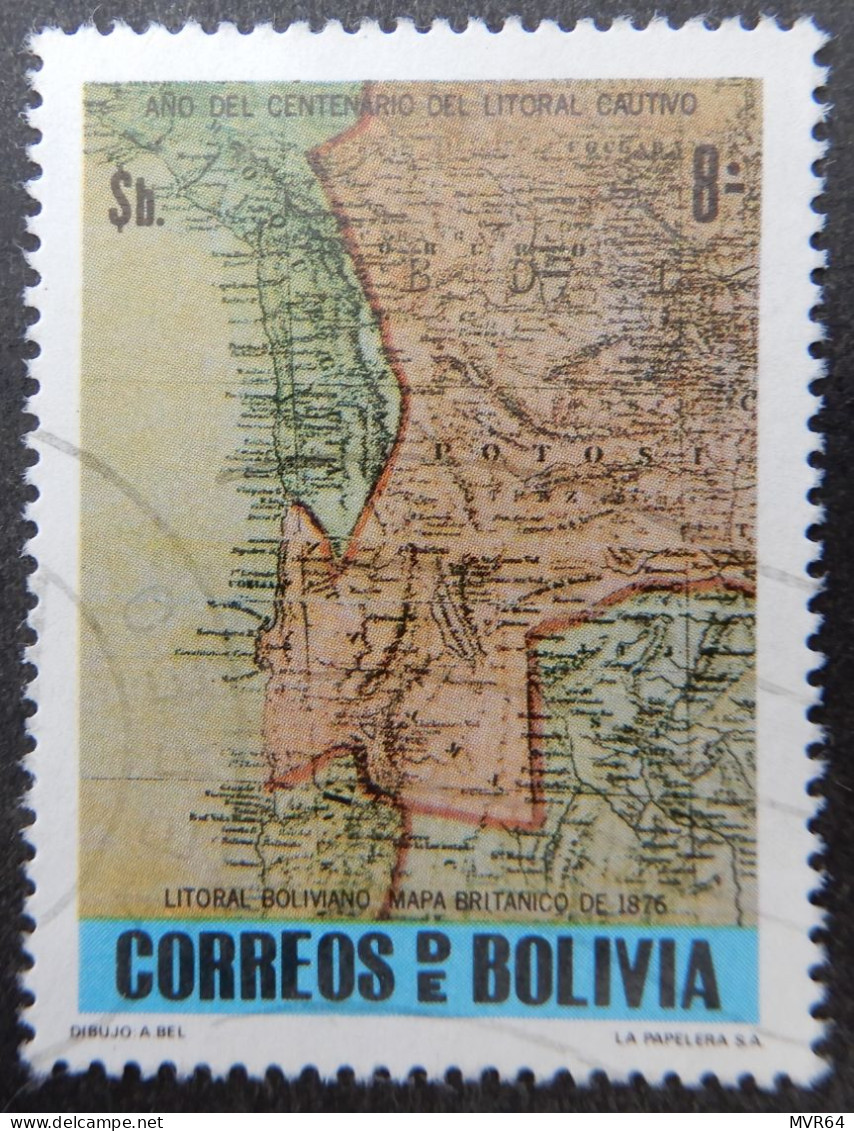 Bolivië Bolivia 1979 (1) The 100th An. Of The Loss Of Litoral Department To Chile - Bolivie
