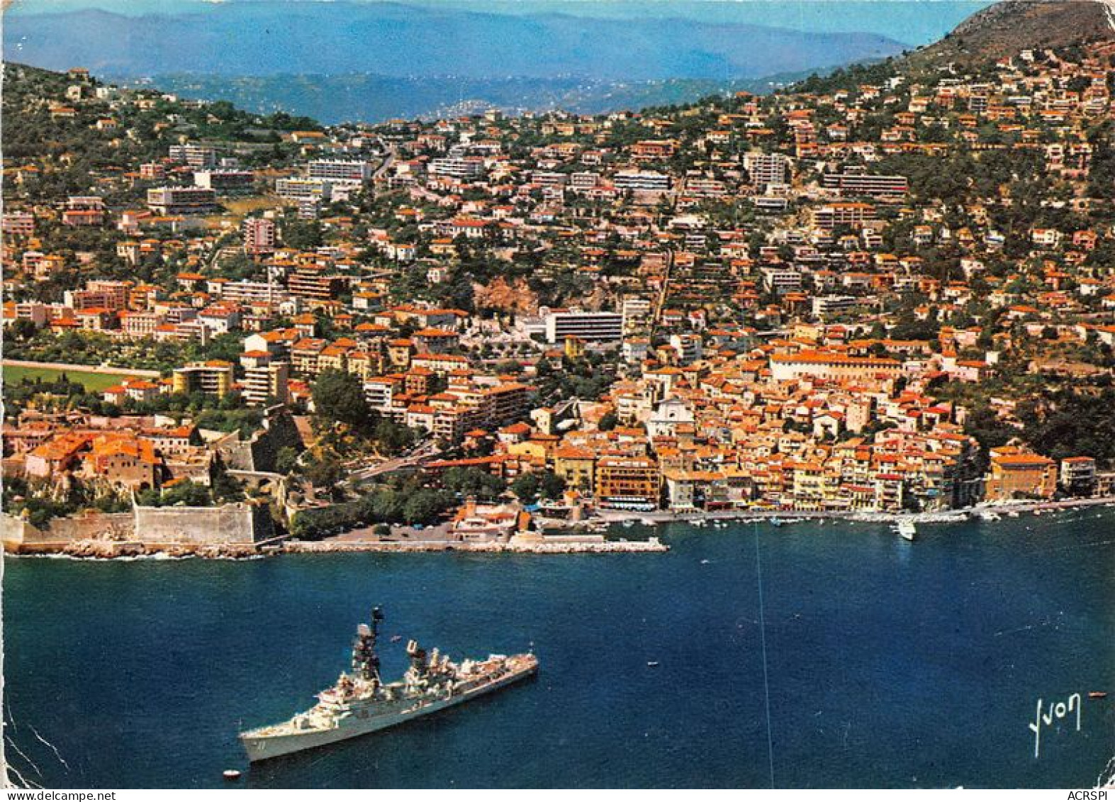 VILLEFRANCHE SUR MER La Citadelle Et Le Quai Courbet 13(scan Recto-verso) MA1180 - Villefranche-sur-Mer