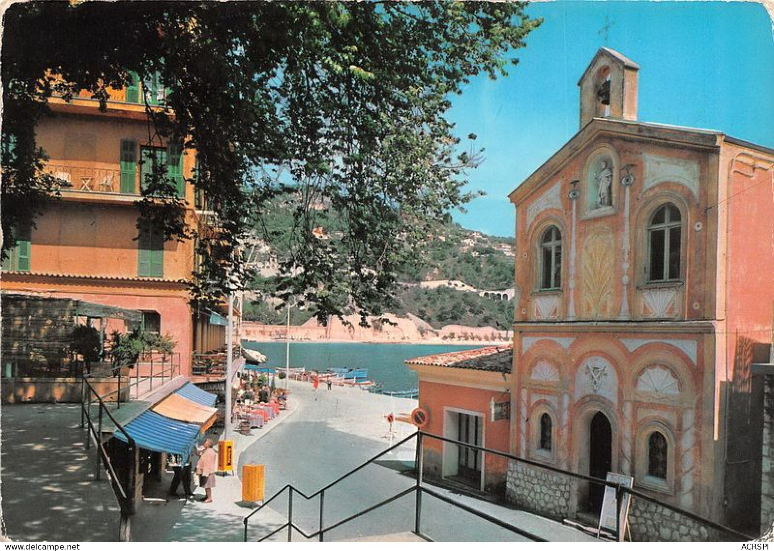 VILLEFRANCHE SUR MER La Chapelle Des Pecheurs Decore Par J Cocteau 12(scan Recto-verso) MA1180 - Villefranche-sur-Mer