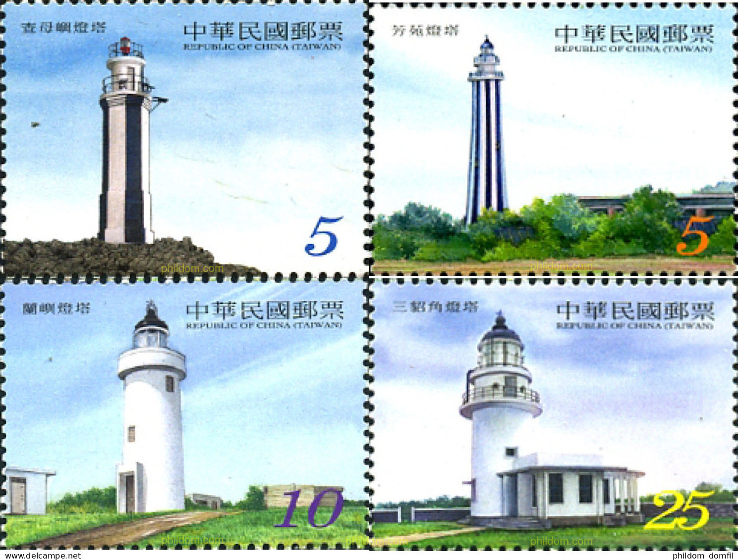 316178 MNH CHINA. FORMOSA-TAIWAN 2014 FAROS - Nuevos