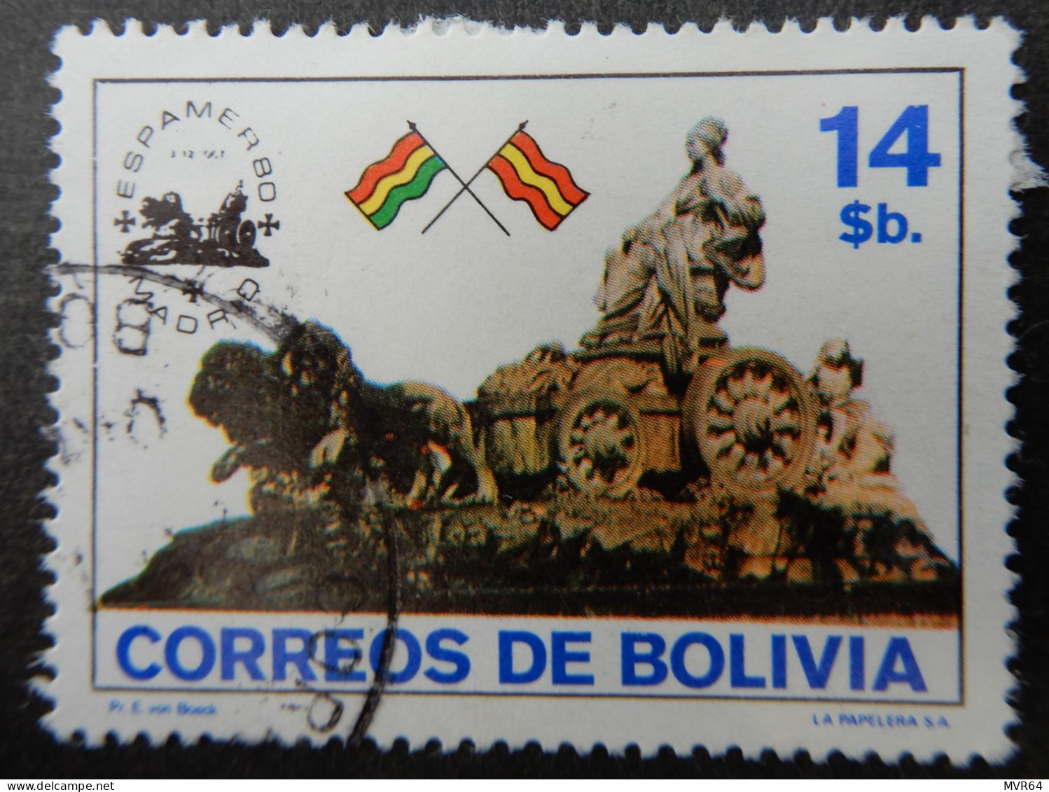 Bolivië Bolivia 1980 (1) Espamer 80 International Stamp Exhibition - Bolivia