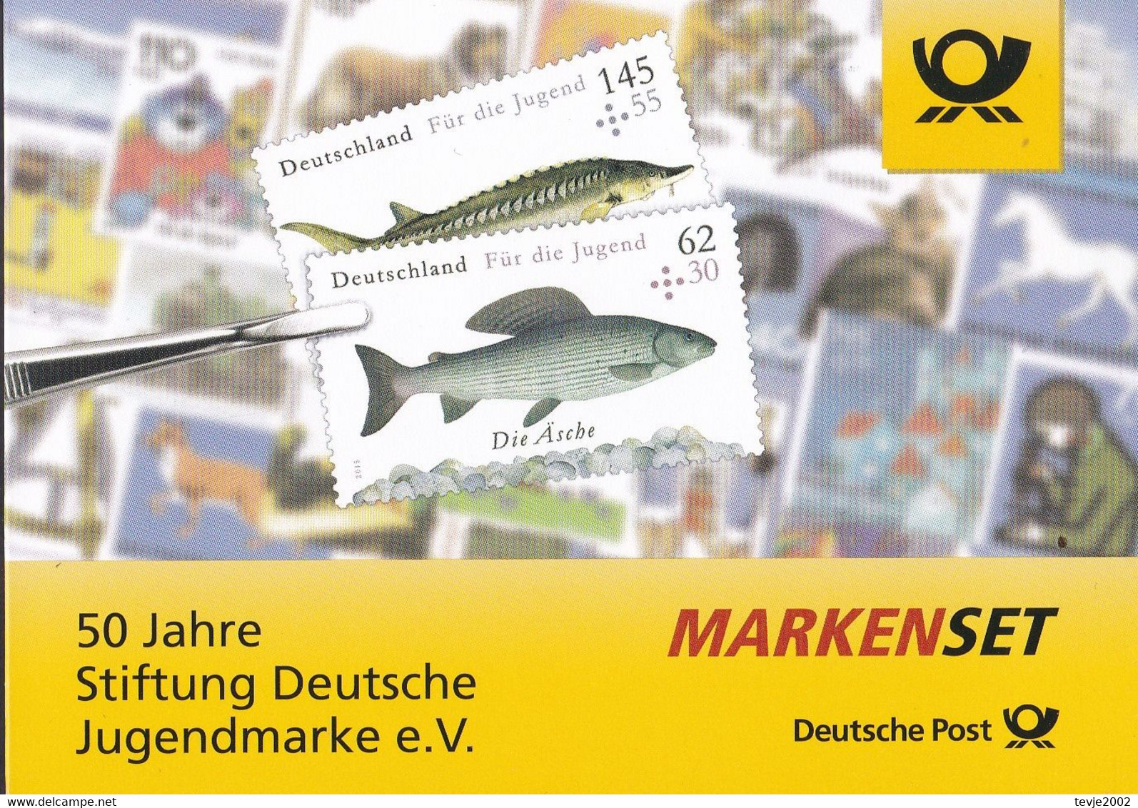 Bund 2015 - Markenheftchen Mi.Nr. MH 100 - Postfrisch MNH - Tiere Animals Fische Fishes - Fishes