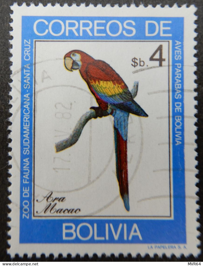 Bolivië Bolivia 1981 (1) Parrots Ara Macao - Bolivia