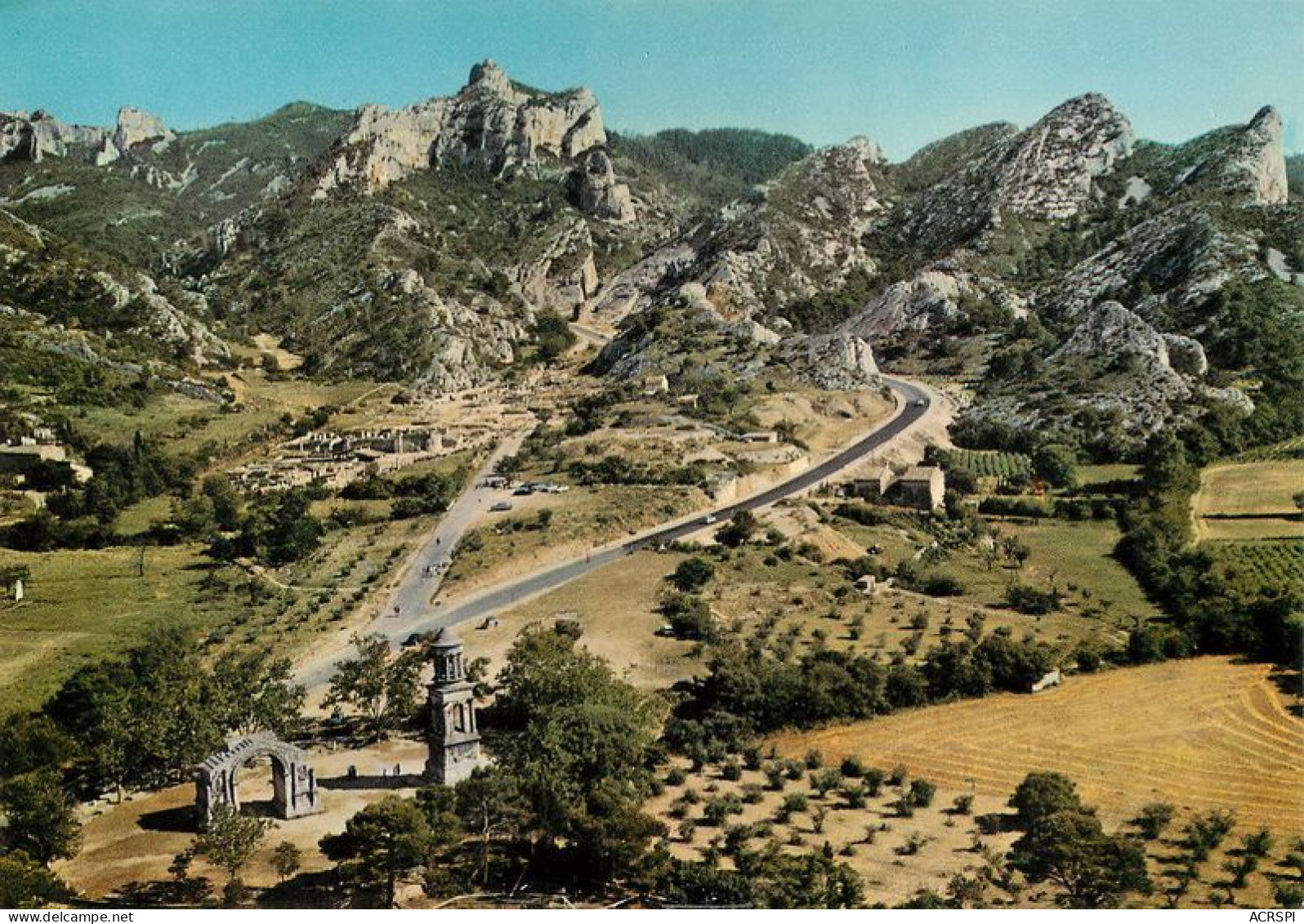 Saint-Rémy-de-Provence  Mvue Aerienne Du Glanum Route Des Baux Et Les ALPILLES  7  (scan Recto-verso)  MA1166Bis - Saint-Remy-de-Provence