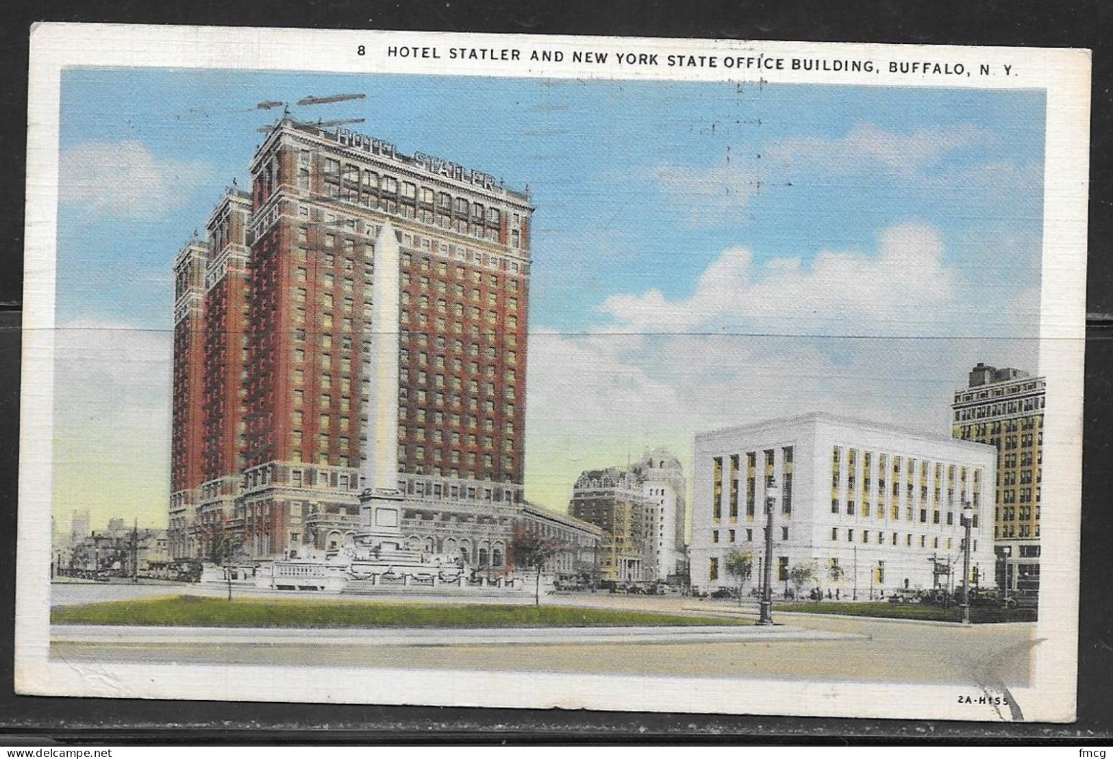 New York, Buffalo, Hotel Statler, State Office Bdg, Mailed - Buffalo
