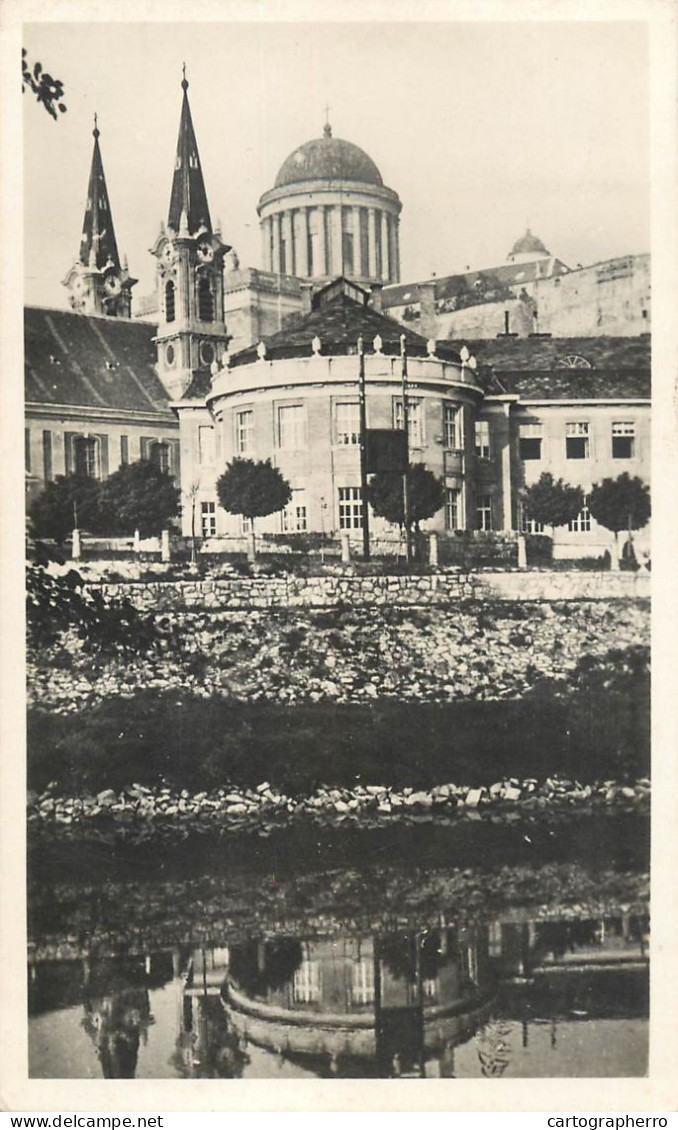 Postcard Hungary Esztergom Erseki Nonevelo Intezet - Hongrie