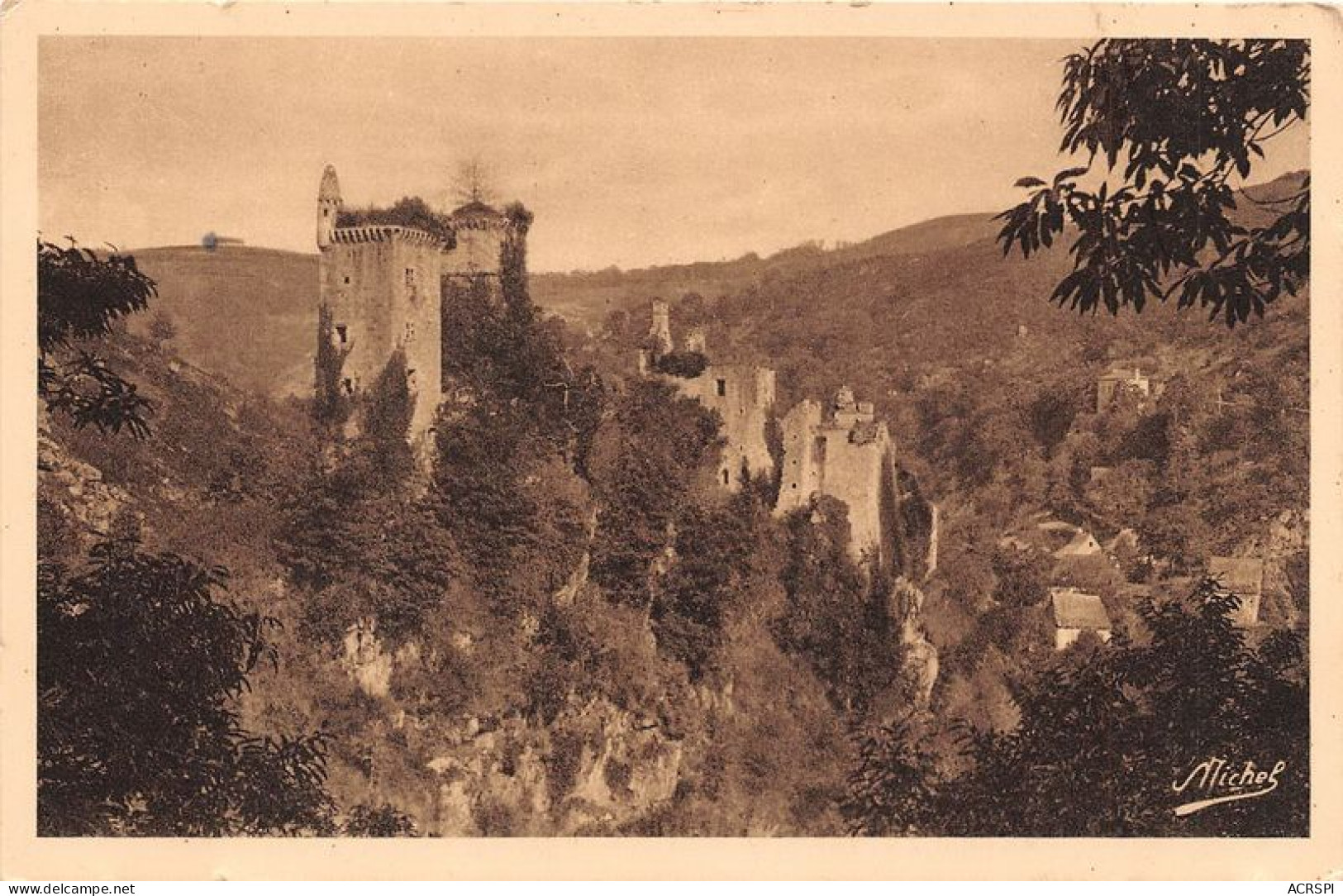 Environs D ARGENTAT Les Ruines Du Chateau De Mirie 18(scan Recto-verso) MA1193 - Argentat