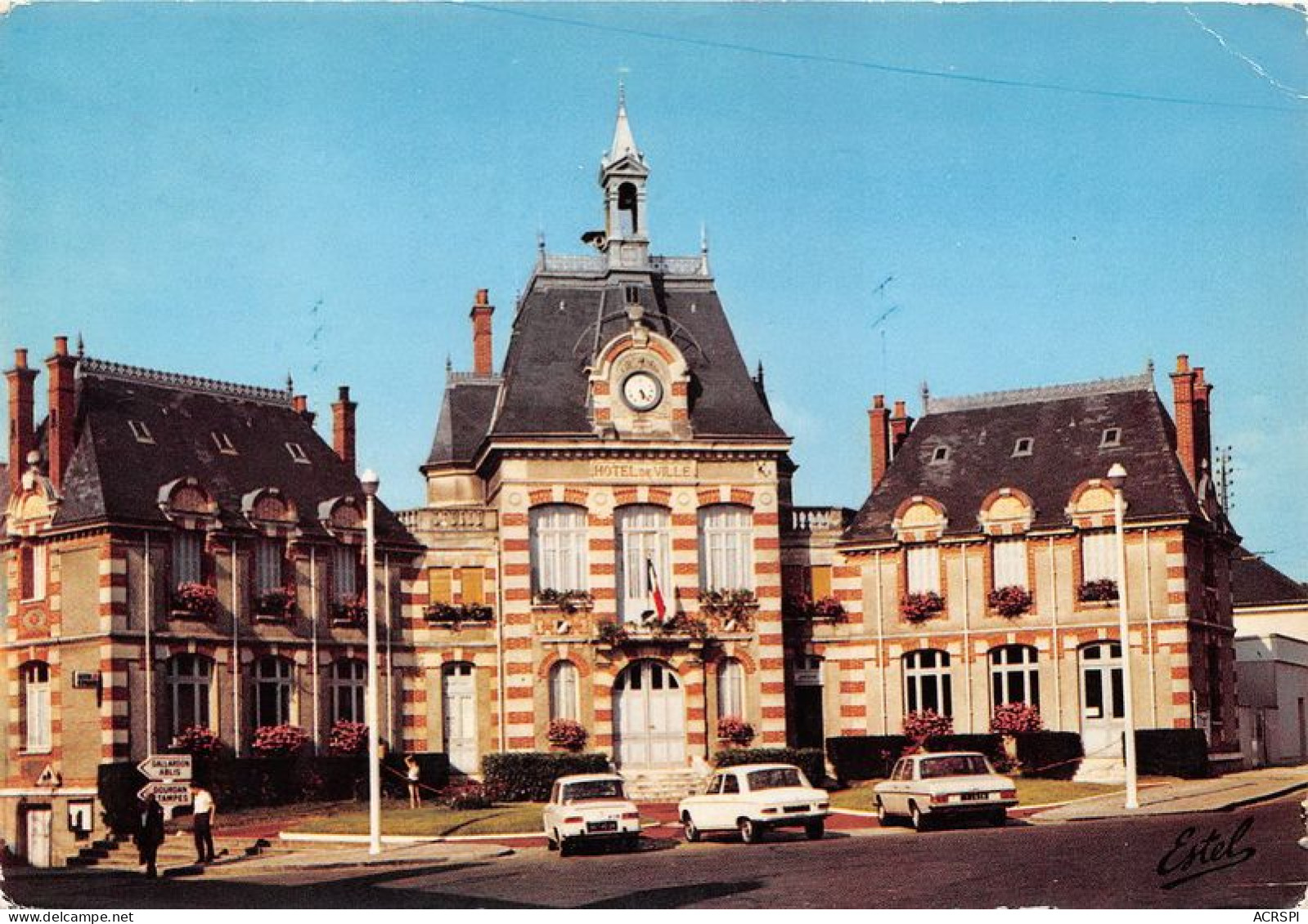 AUNEAU L Hotel De Ville 24(scan Recto-verso) MA1184 - Auneau