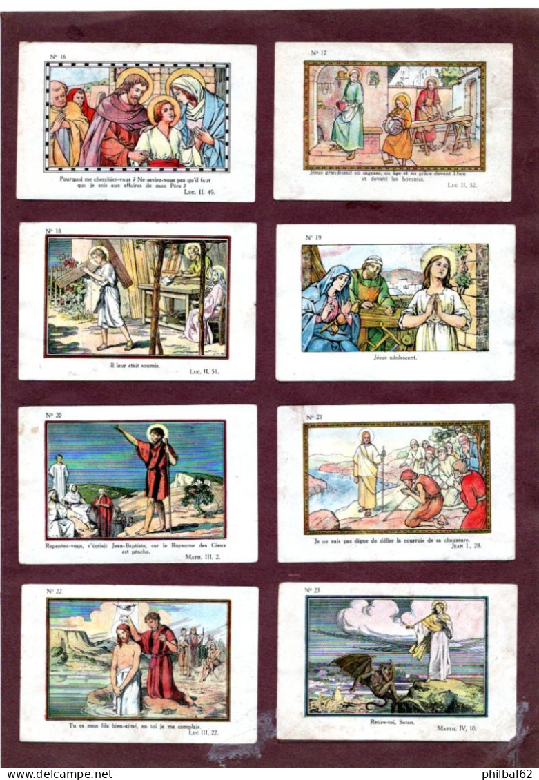 Religion. L'Evangile En Images. Imp. Georges Frères à Tourcoing. Ensemble D'images Numérotées De 1 à 223 - Albums & Katalogus