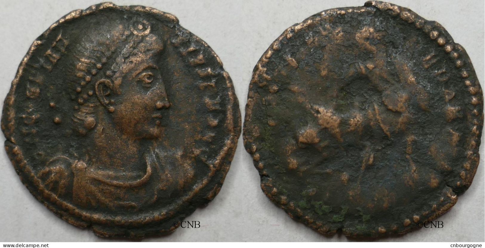 Empire Romain - Constance II - Maiorina AE3 - TTB/TB - Rom0390 - The Christian Empire (307 AD Tot 363 AD)