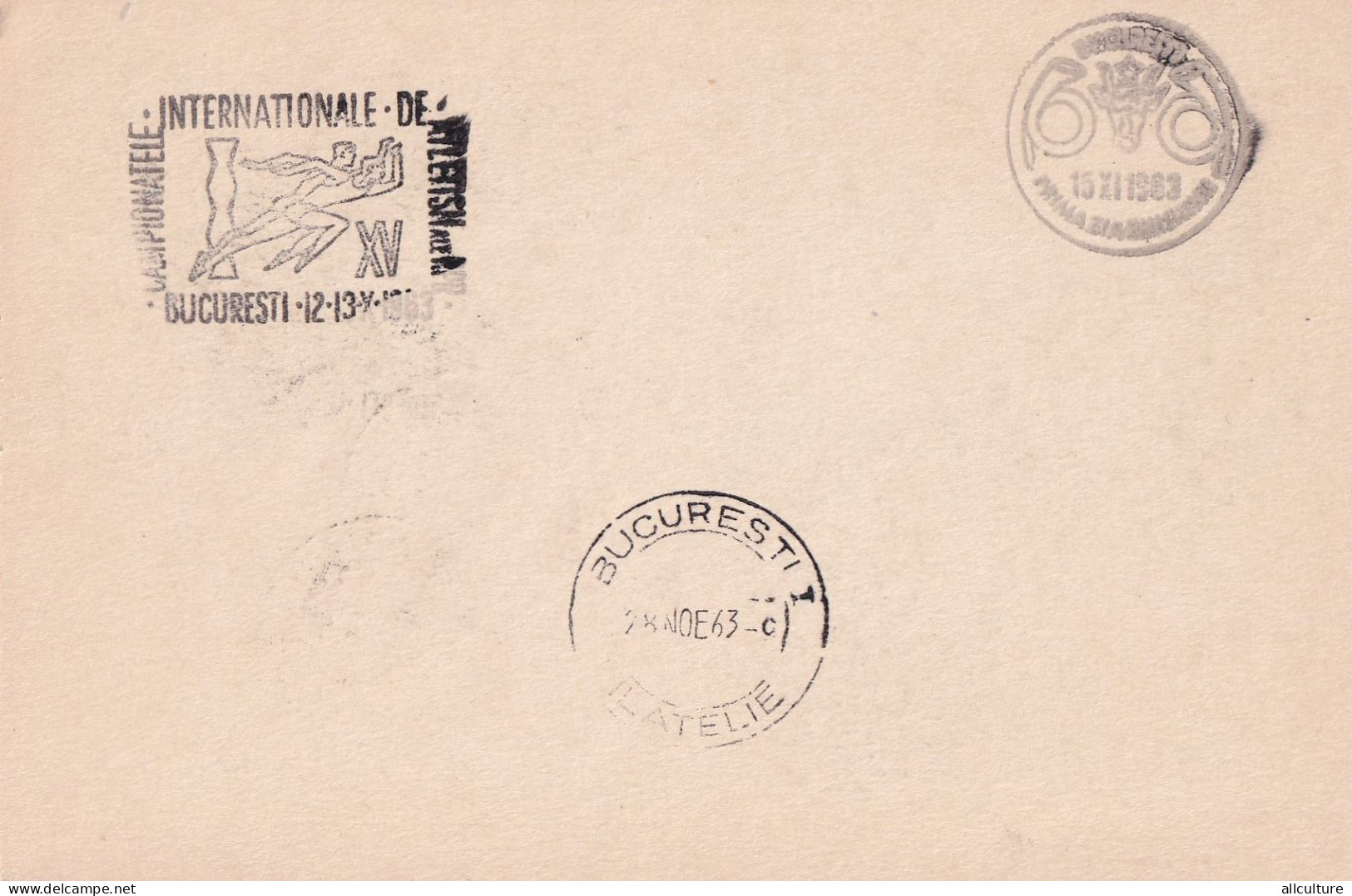 A24501 - FANTANELE COTTAGE IN THE CIBINULI MOUNTAINS  Vinatge  Postal Stationery  Romania 1963 - Ganzsachen