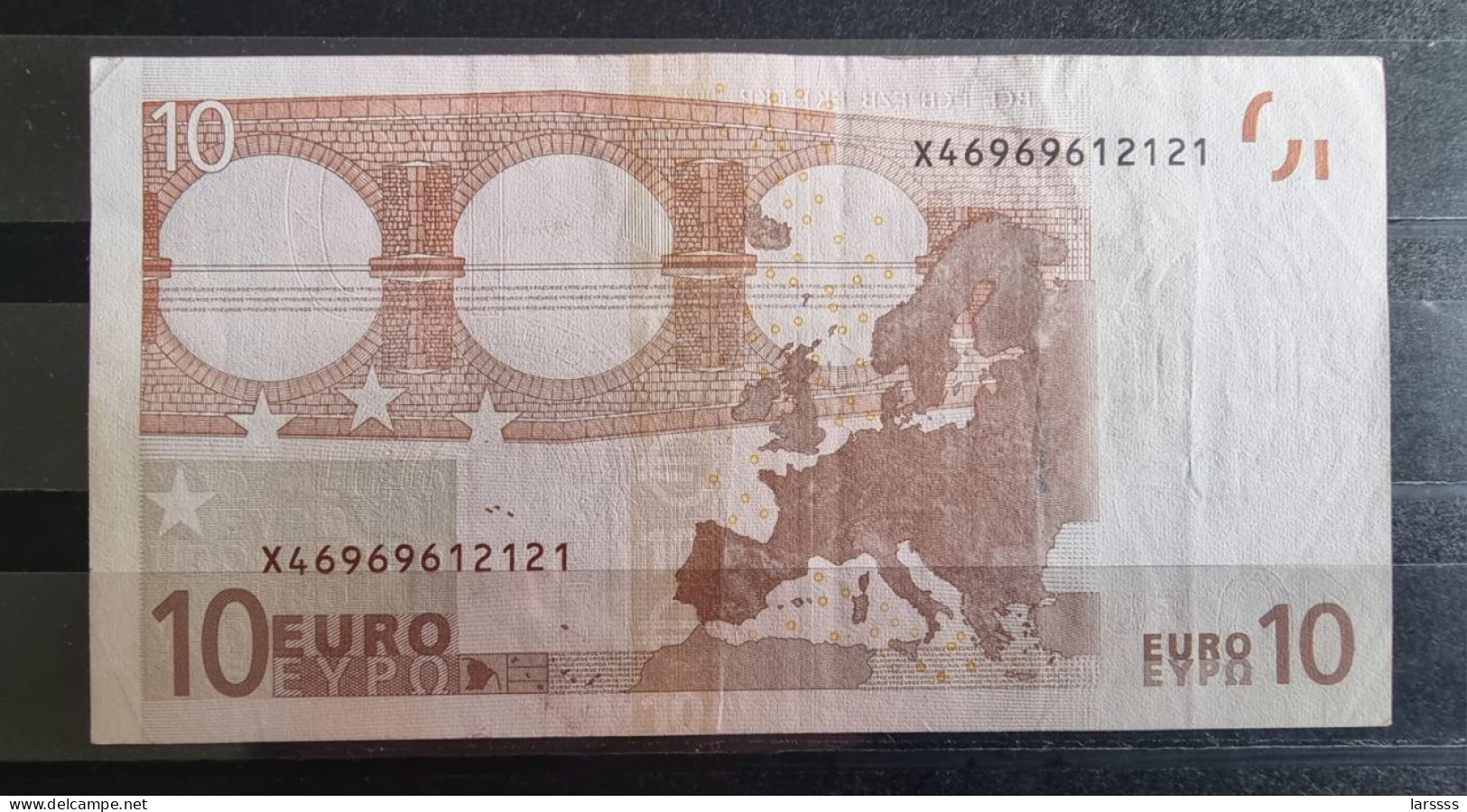 1 X 10€ Euro Trichet R020G1 X46969612121 RARE Number - 10 Euro