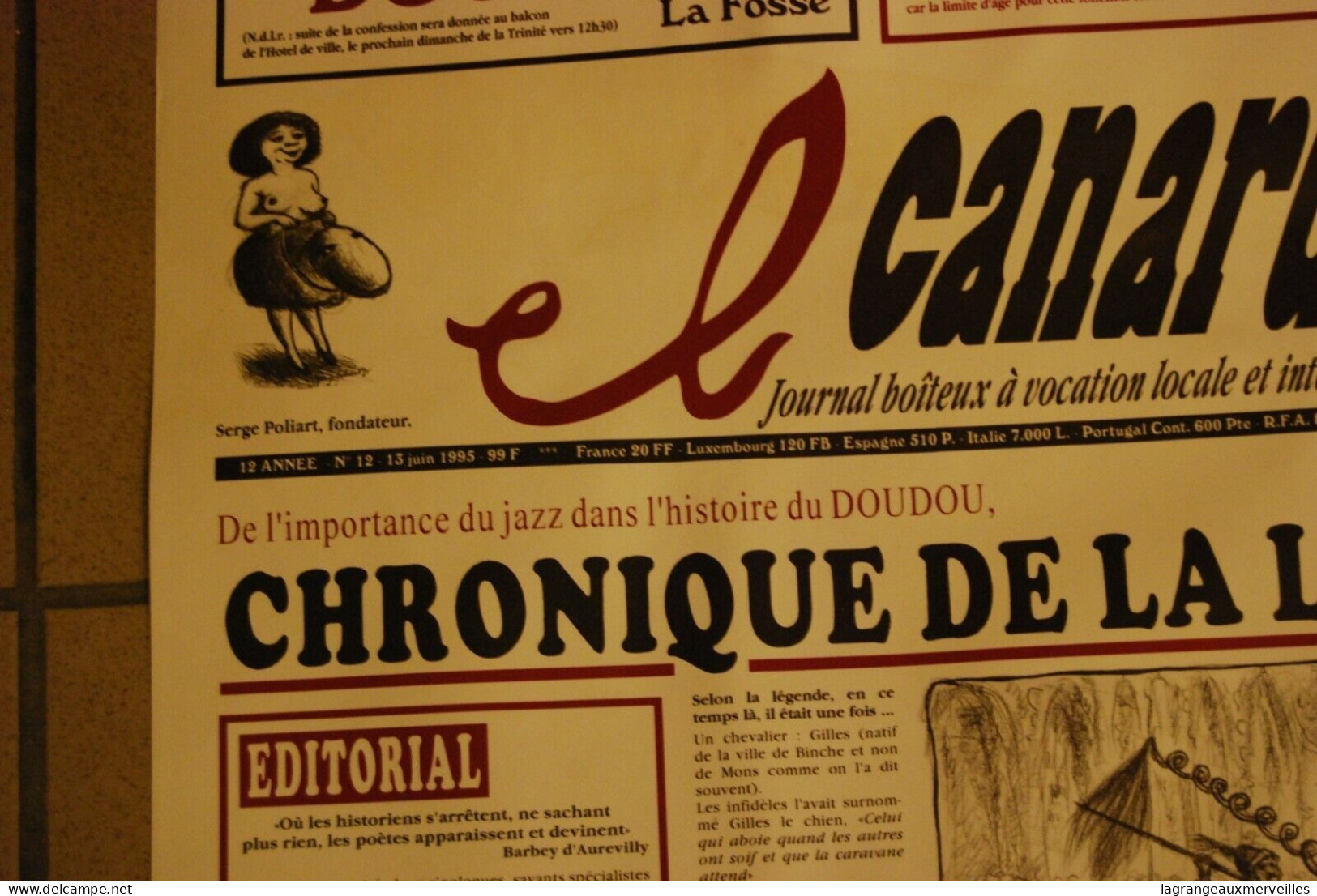 AF1 Journal - El Canard Du Batia - Mons - Dimanche 32 Juin ?? - 1995 - 1950 - Today