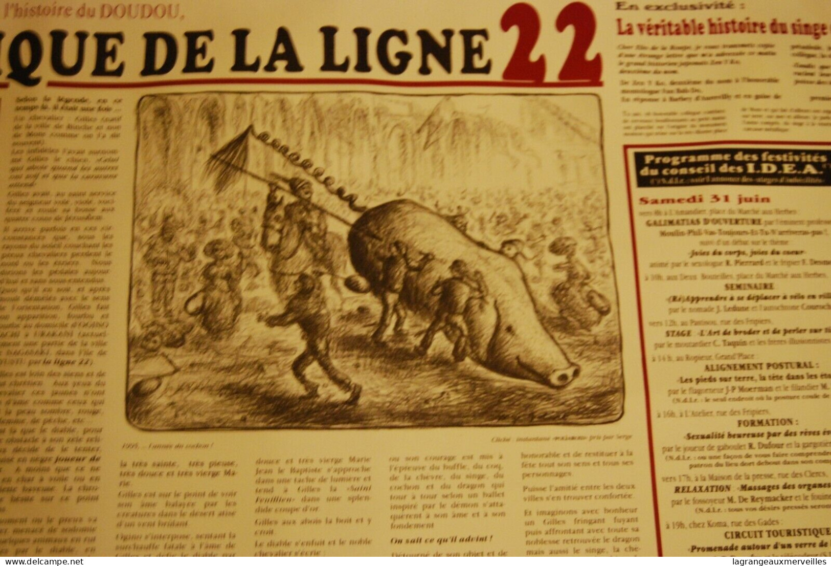 AF1 Journal - El Canard Du Batia - Mons - Dimanche 32 Juin ?? - 1995 - 1950 à Nos Jours