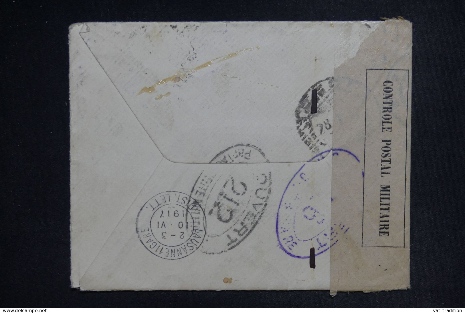 RUSSIE - Enveloppe D'un Arménien Pour La Suisse En 1917 Avec Contrôle Postal - L 151844 - Covers & Documents