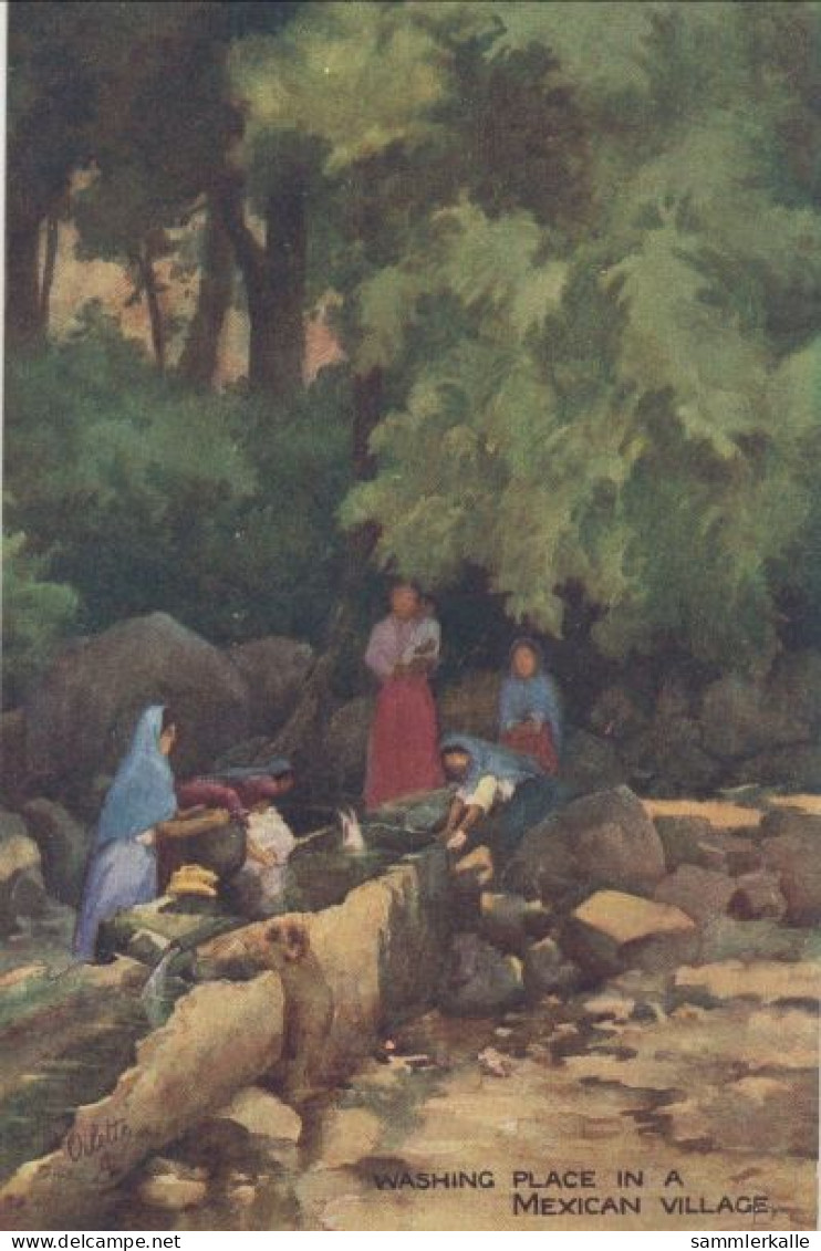 136407 - Mexiko - Mexiko - Washing Playe In A Village - Mexique