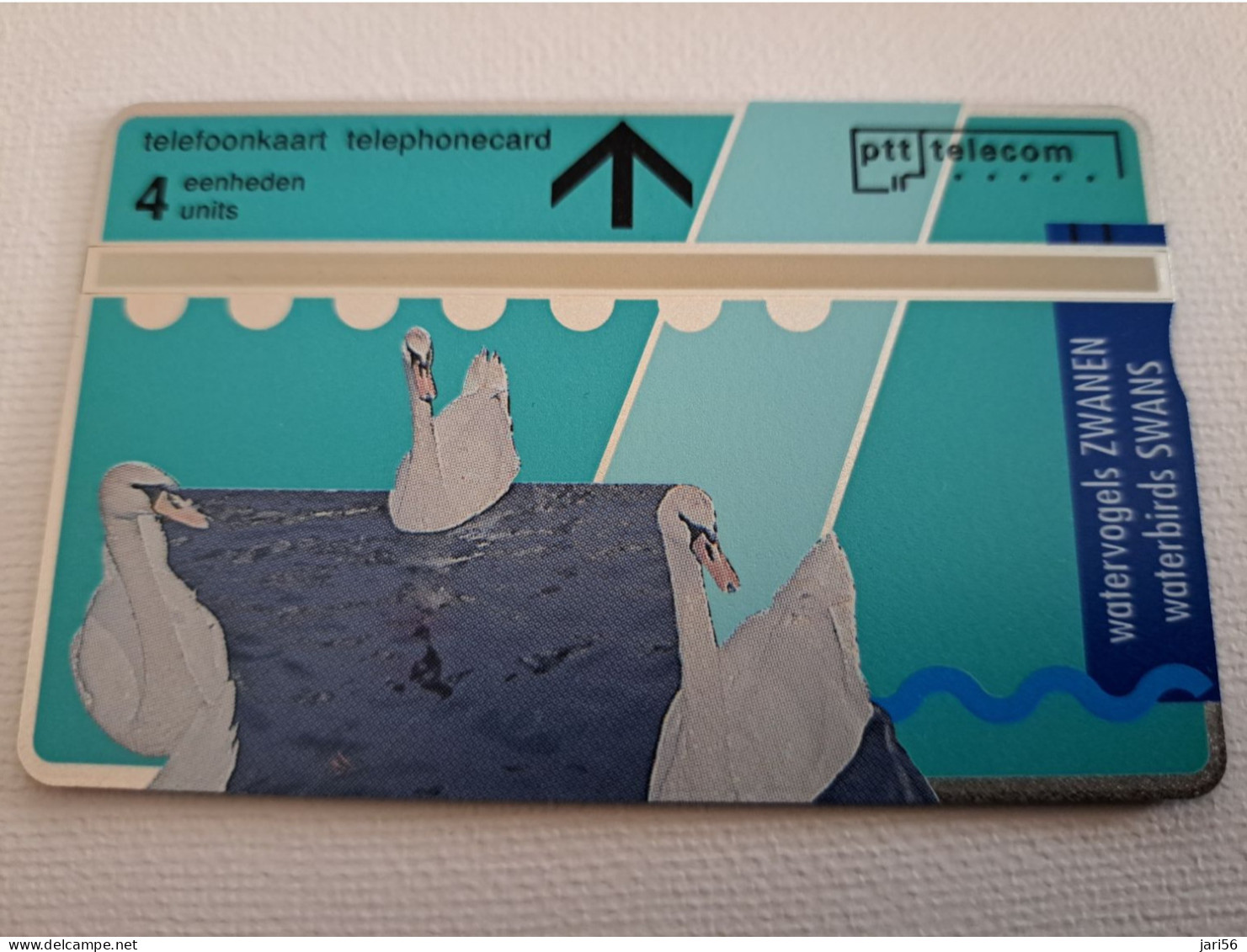 NETHERLANDS  L&G CARDS SERIE SWANS/ BIRDS  3X  R008/01-03 TELE ART    /  MINT   ** 16589** - Publiques