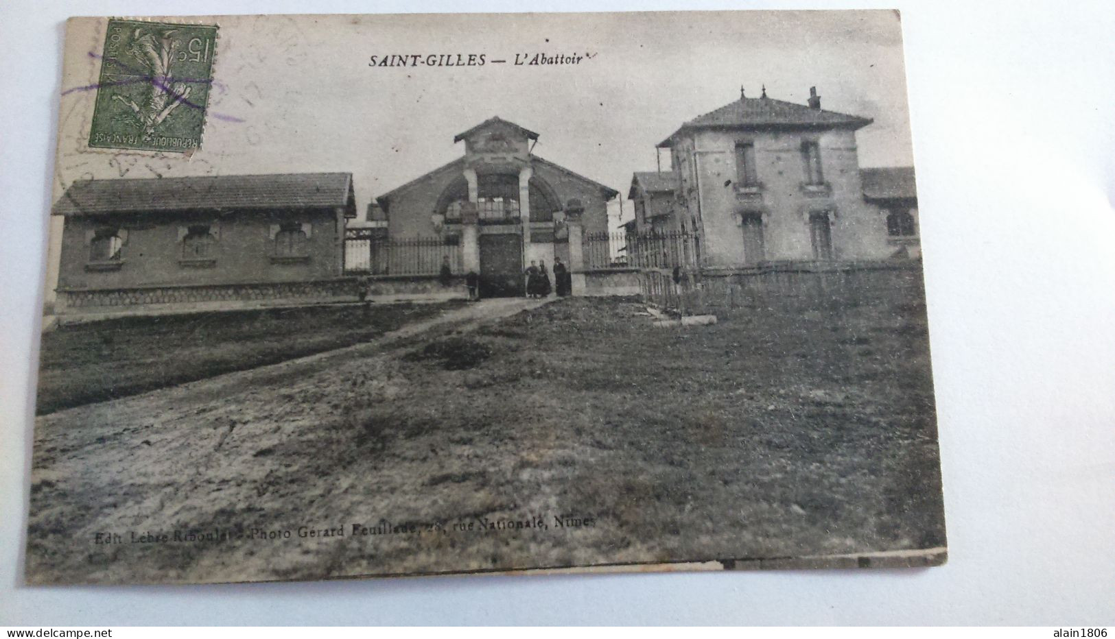 Carte Postale Ancienne  ( Q2 ) De Saint Gilles , L Abattoir - Saint-Gilles
