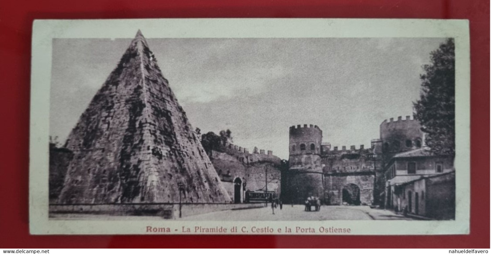 Carta Postale Non Circulée - 14 Cm X 7 Cm - ITALIA - ROMA - LA PIRAMIDE DI C. CESTIO E LA PORTA OSTIENSE - Piazze