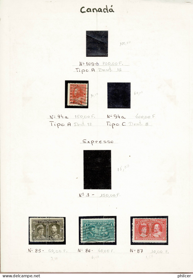 Nederland, Canada And Many Countries, 19..., Used, MNG And MH - Otros - Europa